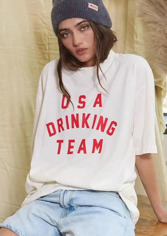 USA Drinking Team Tee