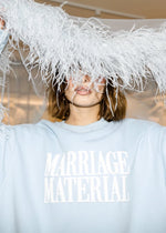 Marriage Material Oversize Crewneck