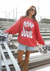 Wooo Pig Sooie Cord Pullover