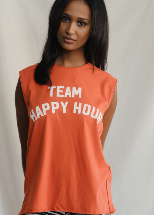 Team Happy Hour Sleeveless Tee