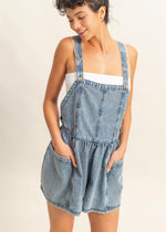 Stevie Overall Denim Romper