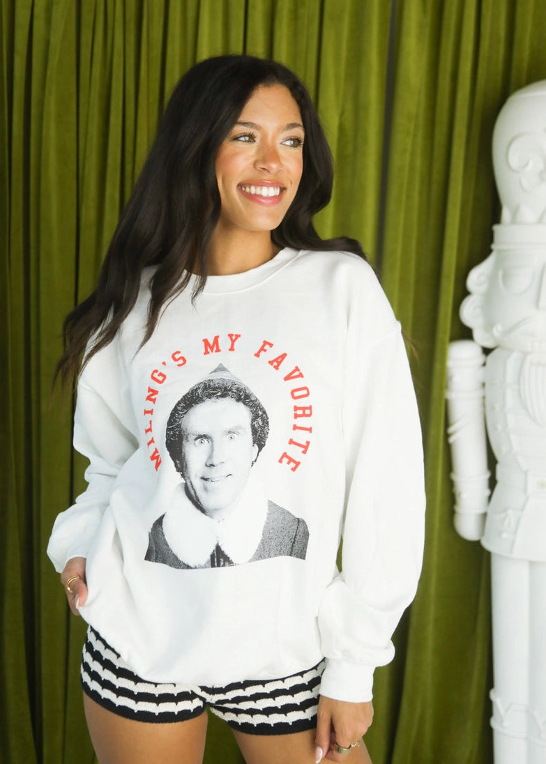 Smiling's My Favorite Sweatshirt