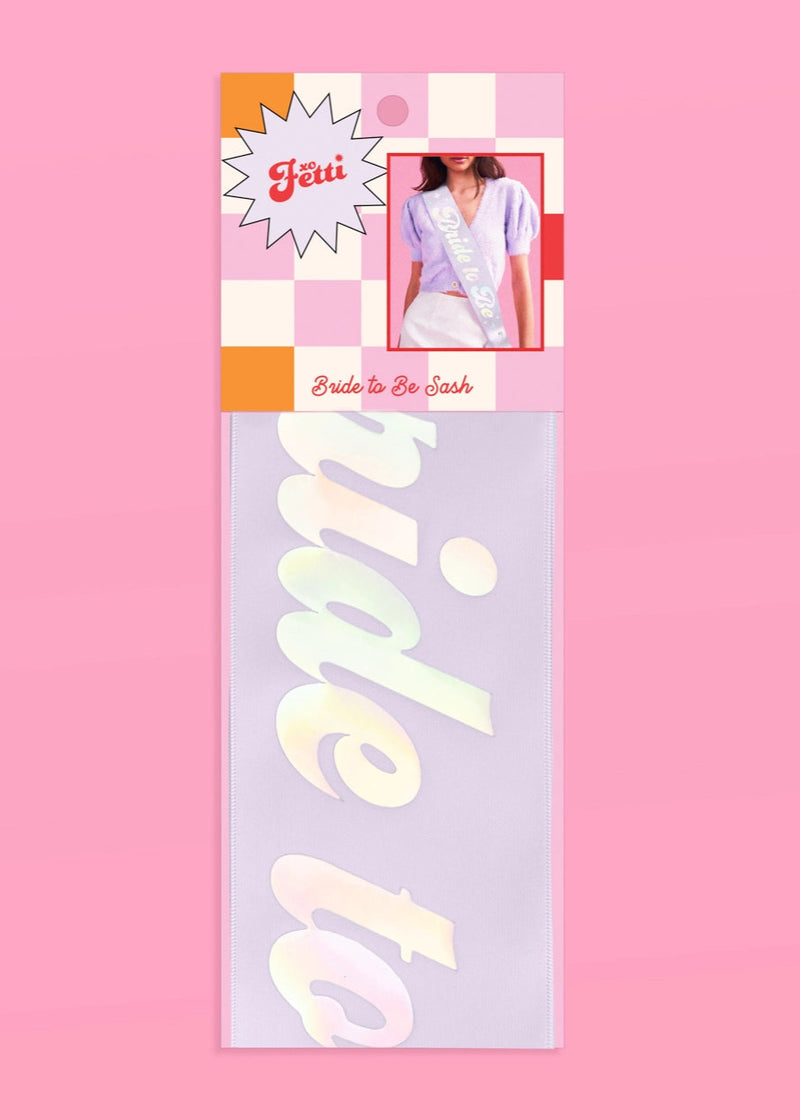 Bride Disco Sash