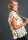 Out On The Town Top | Cream
