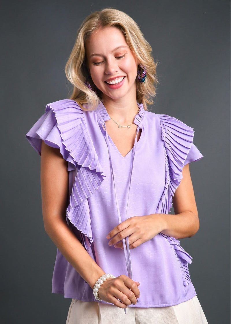 Out On The Town Top | Lavender