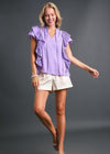 Out On The Town Top | Lavender