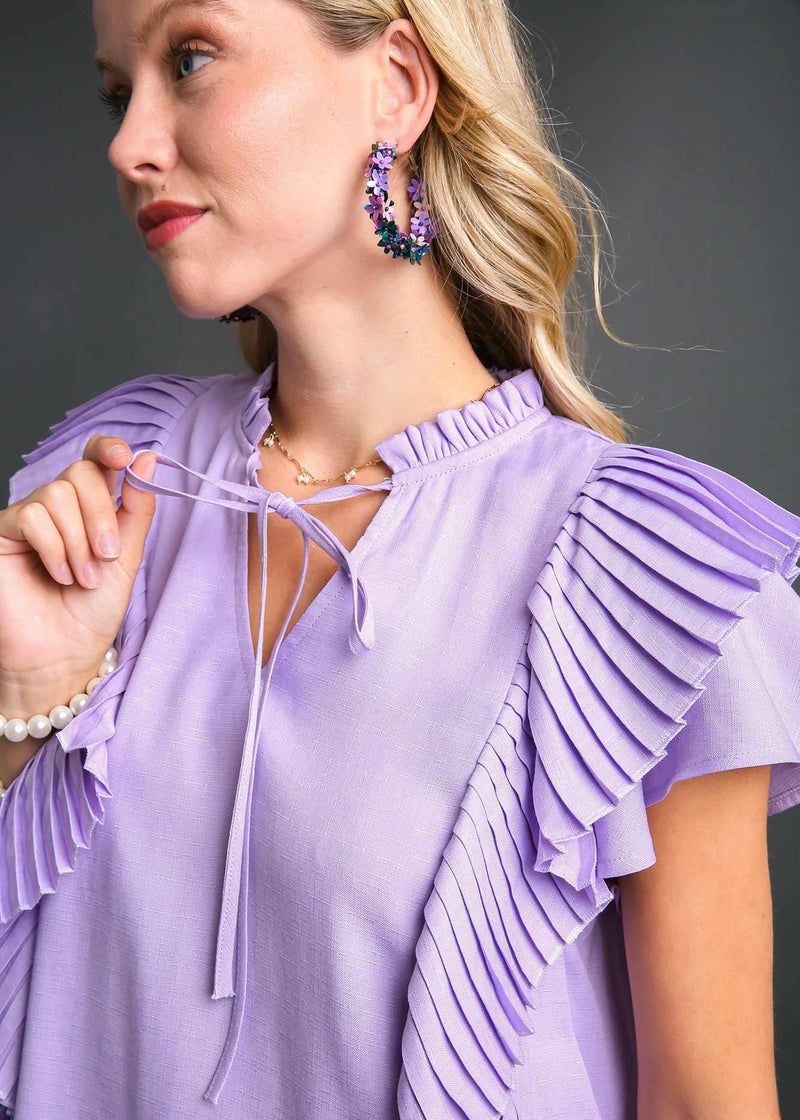 Out On The Town Top | Lavender