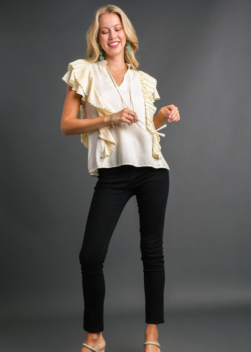 Out On The Town Top | Cream