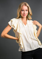 Out On The Town Top | Cream