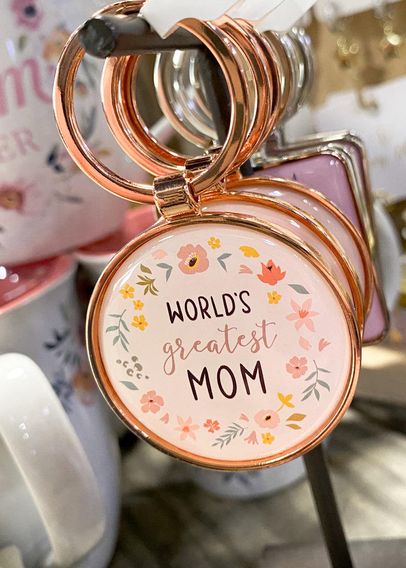 World's Greatest Mom Keychain