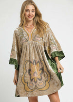 Rhodes Velvet Floral Dress