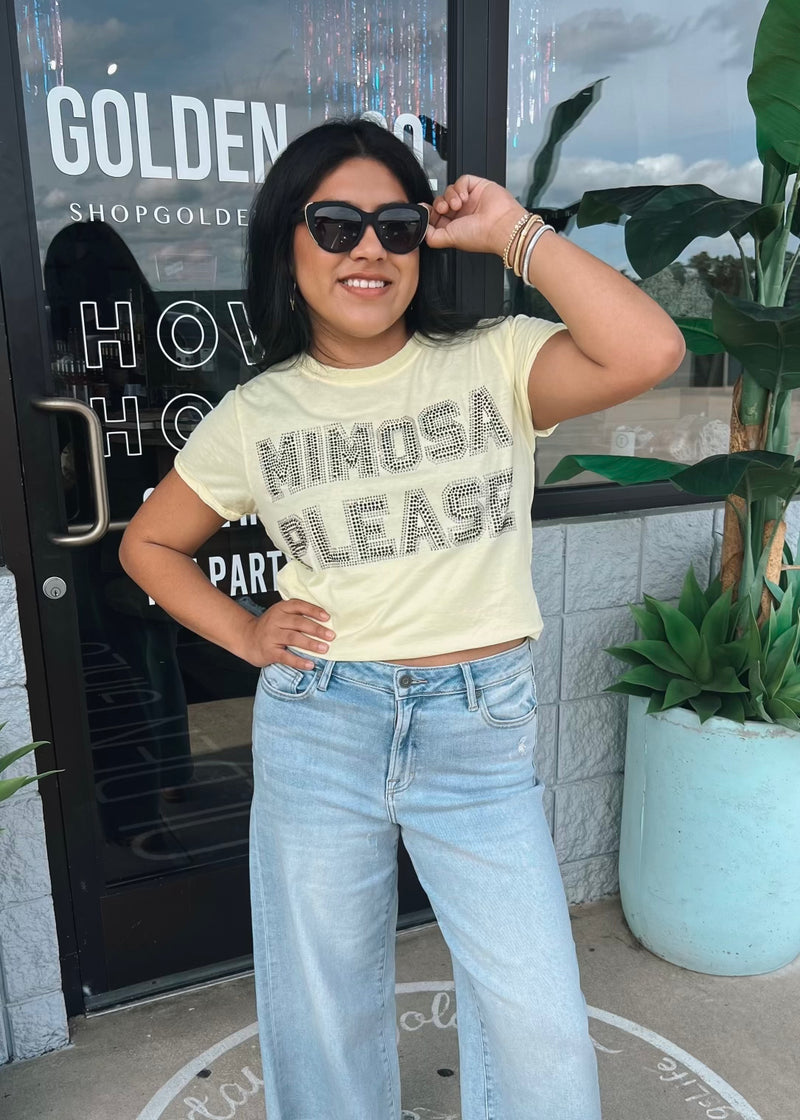Mimosa Please Crystal Tee