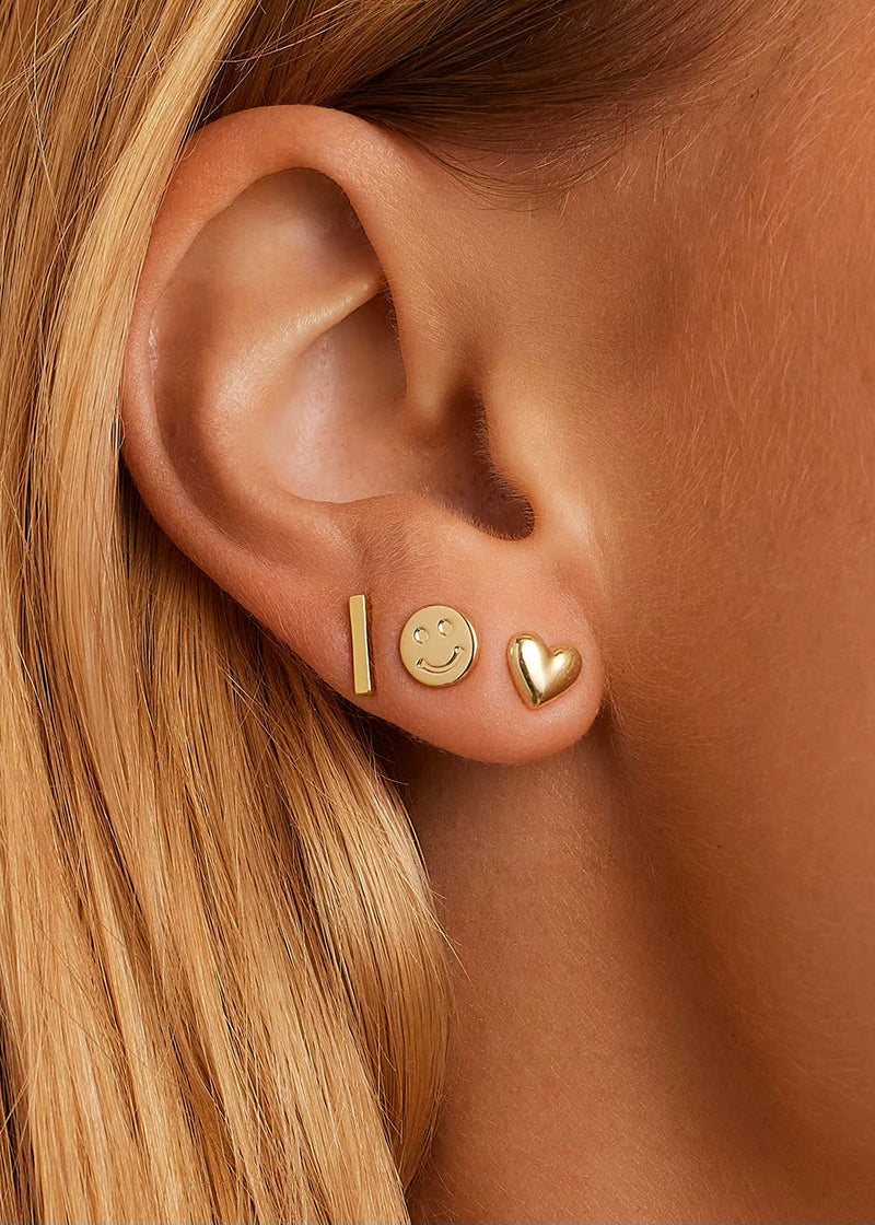 Gorjana Bar Charm Stud
