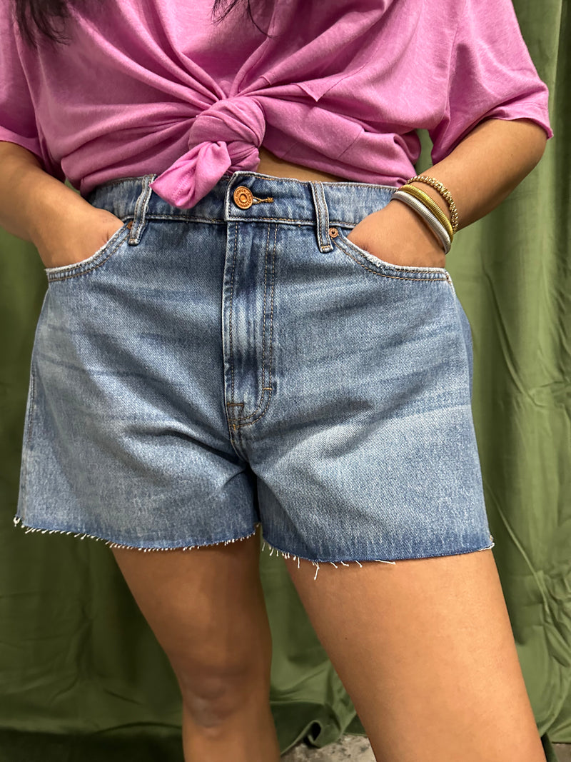 Christine A-Line Denim Shorts