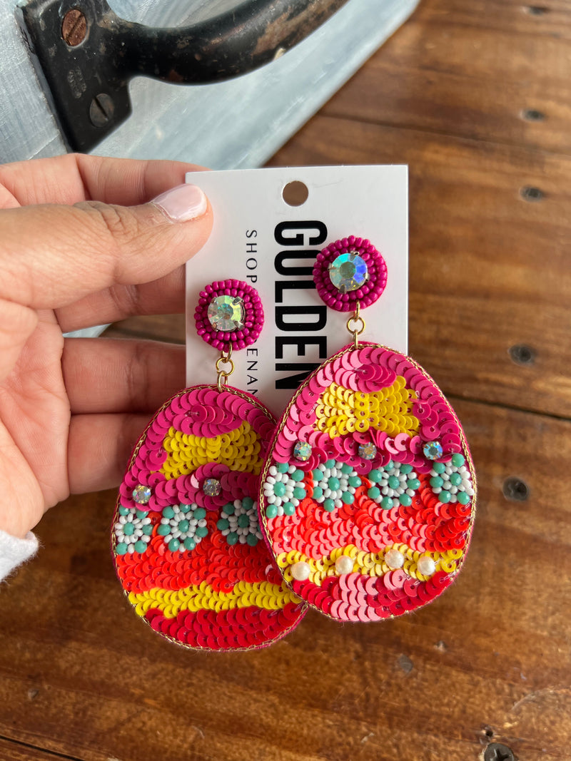Easter Egg Earrings