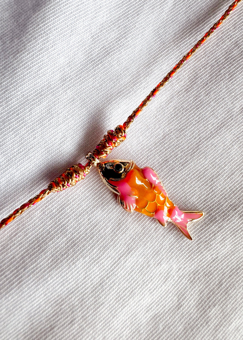 Rainbow Fish Necklace