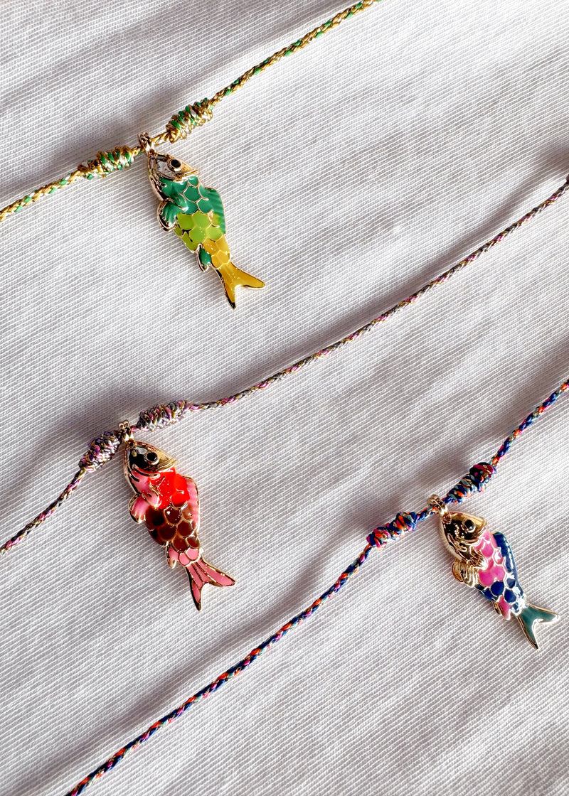 Rainbow Fish Necklace