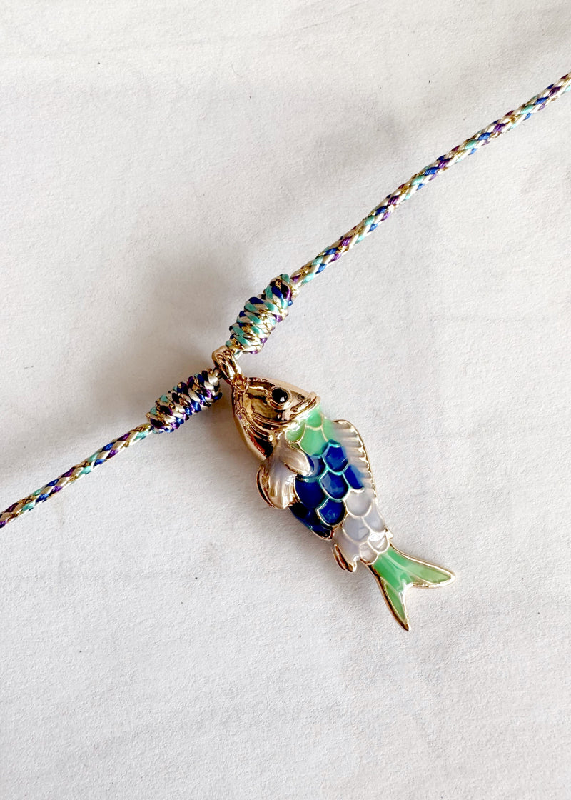 Rainbow Fish Necklace