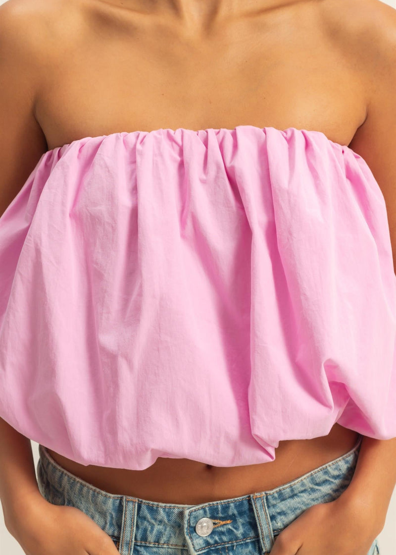 Strapless Bubble Top