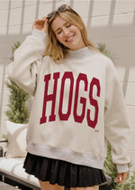 Hogs Reversible Mock Neck Sweatshirt