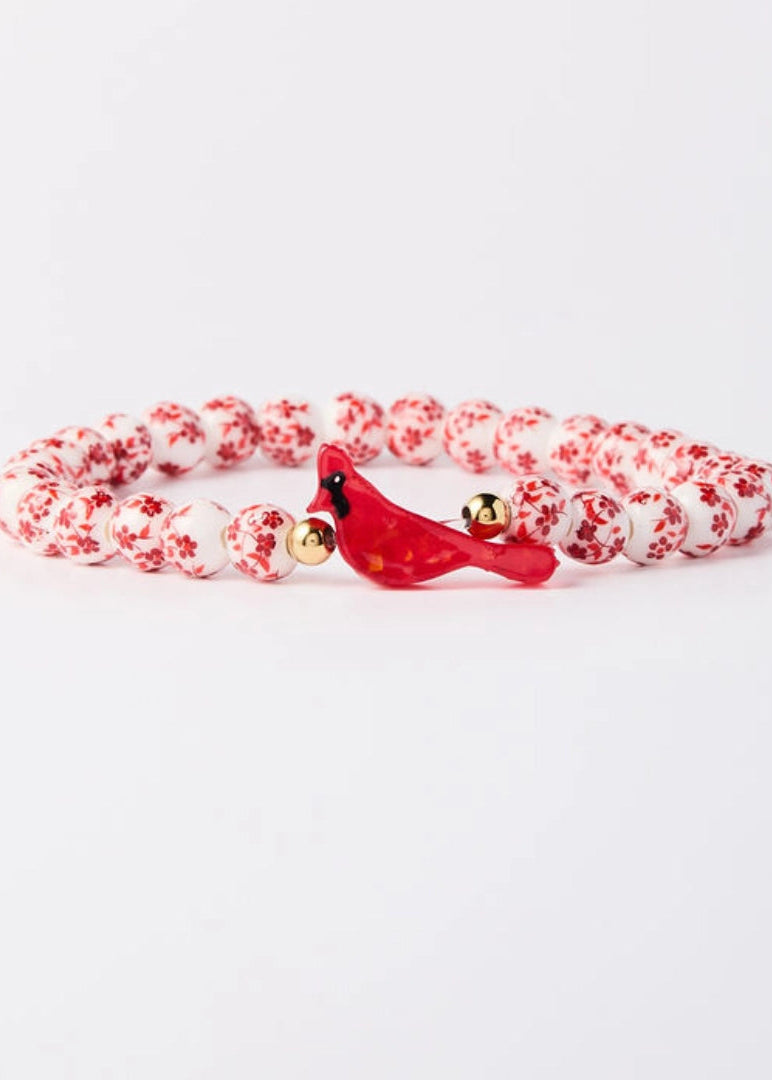 Holy Water Porcelain Red Cardinal Bracelet
