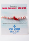 Holy Water Porcelain Red Cardinal Bracelet