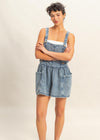 Stevie Overall Denim Romper