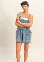 Stevie Overall Denim Romper
