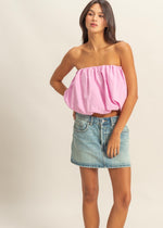 Strapless Bubble Top