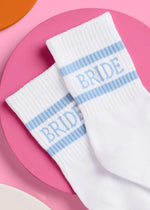 Something Blue Bride Socks