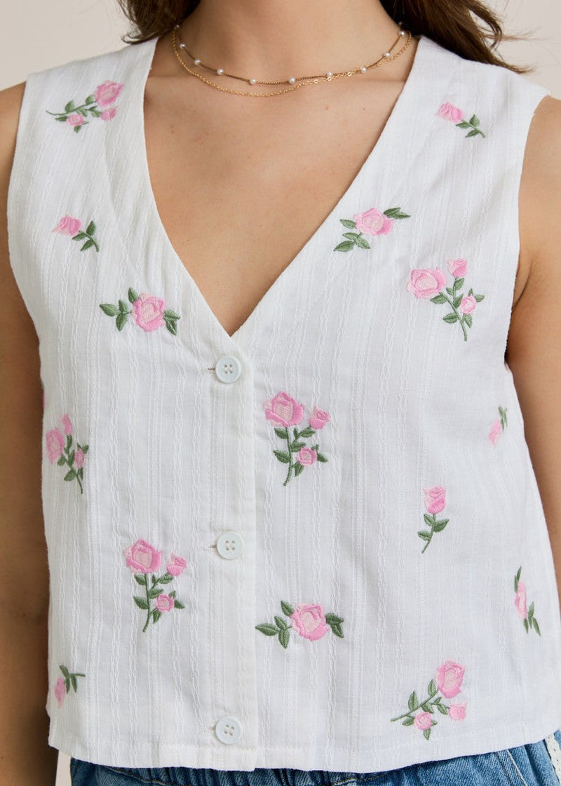 Rosé All Day Vest Top