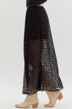 Midnight Rodeo Lace Skirt