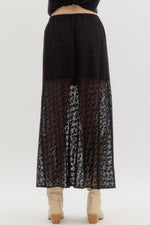 Midnight Rodeo Lace Skirt