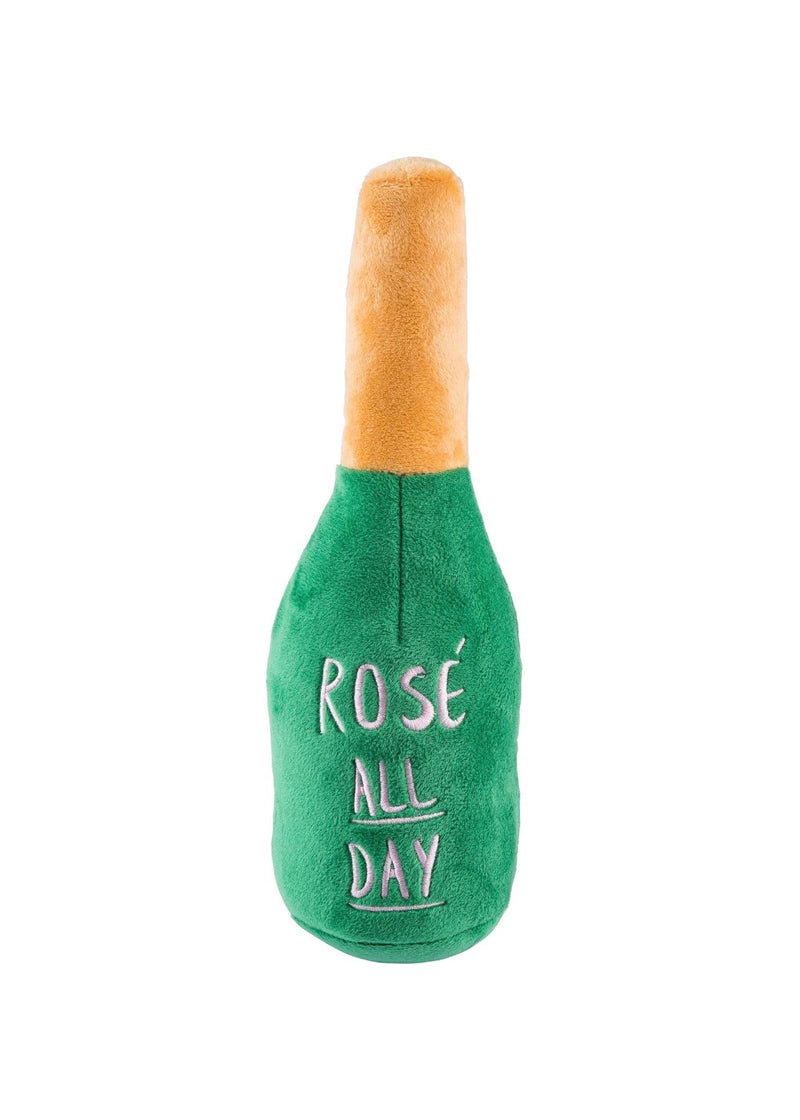 Woof Clicquot Rose' Champagne Bottle